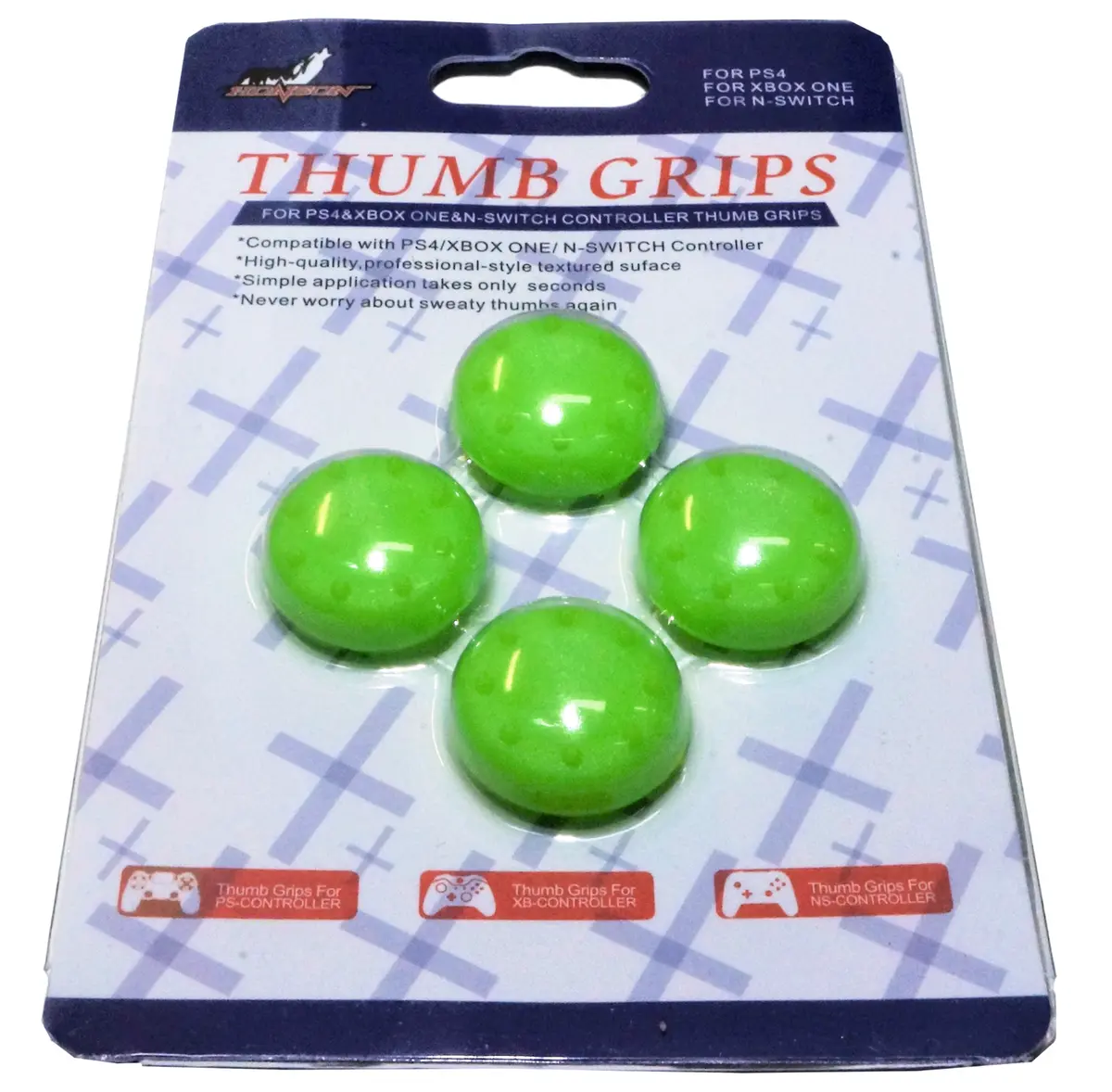 4 X Thumb Grips For Ps4 Ps5 Xbox One Xbox Series X Toggle Cover - Green 1