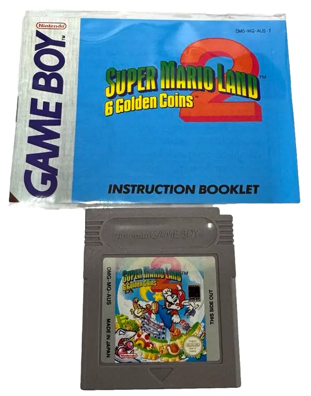 Super Mario Land 2: 6 Golden Coins Nintendo Gameboy *Game And Manual* (Preowned) 1
