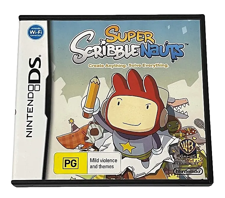Super Scribblenauts Nintendo Ds 2Ds 3Ds Game *Complete* (Pre-Owned) 1