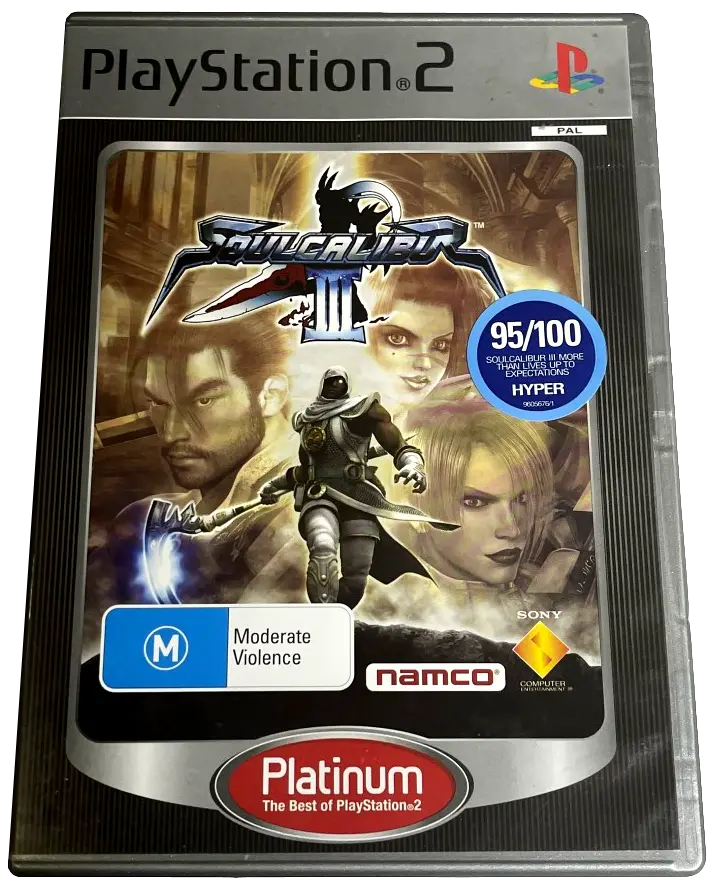 Soulcalibur Iii Platinum Ps2 Pal *Complete* (Preowned) 1