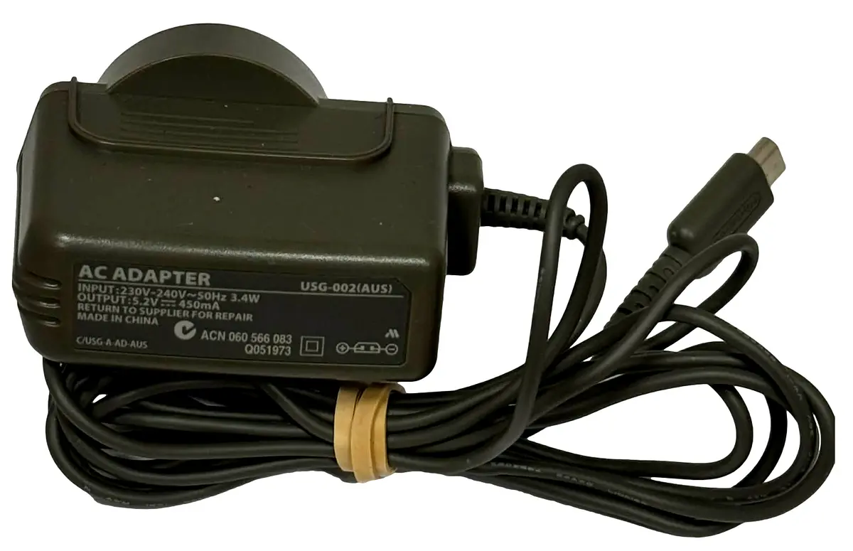Genuine Charger For Nintendo Ds Lite Charge Power Usg-002 ( Aus) (Preowned) 1