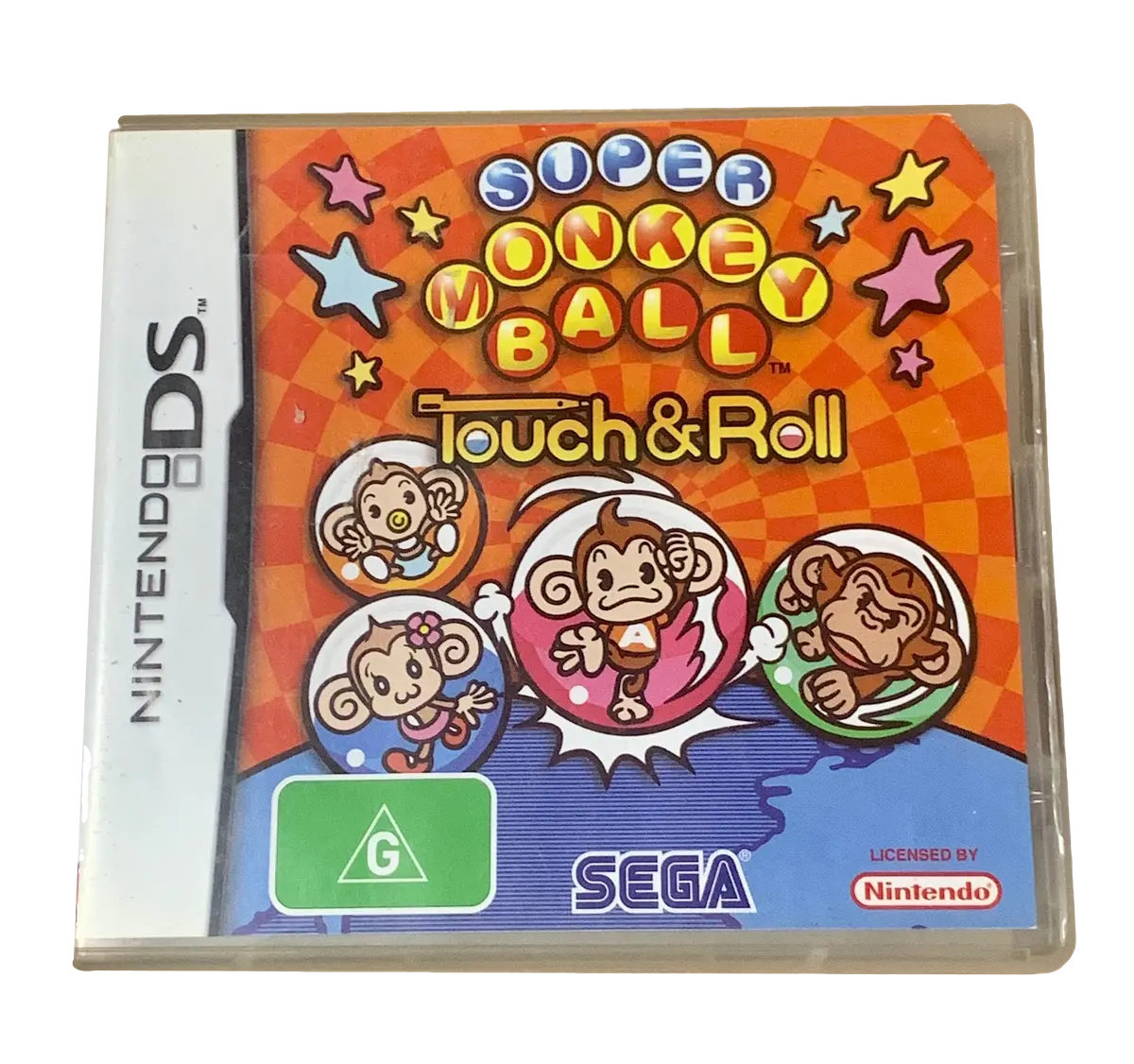 Super Monkey Ball Touch & Roll Nintendo Ds 2Ds 3Ds Game *Complete* (Pre-Owned) 1