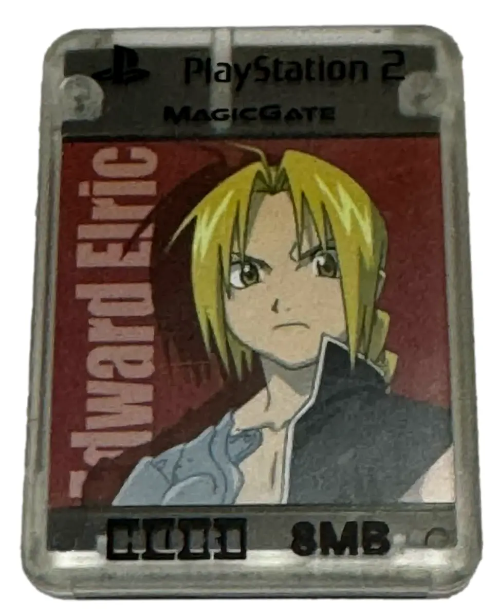 Hori Magic Gate Ps2 Memory Card - Fullmetal Alchemist Edward Eric (Preowned) 1