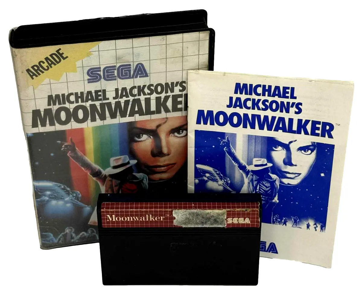 Michael Jackson's Moonwalker Sega Master System *Complete* (Preowned) 1