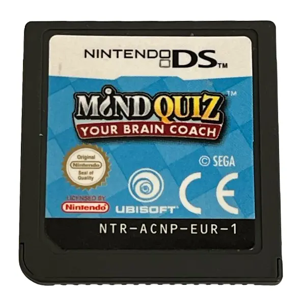 Mindquiz Your Brain Coach Nintendo Ds 2Ds 3Ds Game *Cartridge Only* (Preowned) 1
