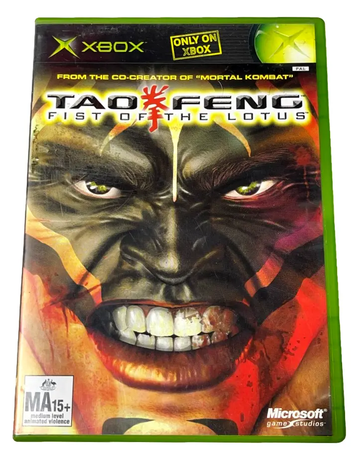 Tao Feng Fist Of The Lotus Xbox Original Pal *No Manual* (Preowned) 1