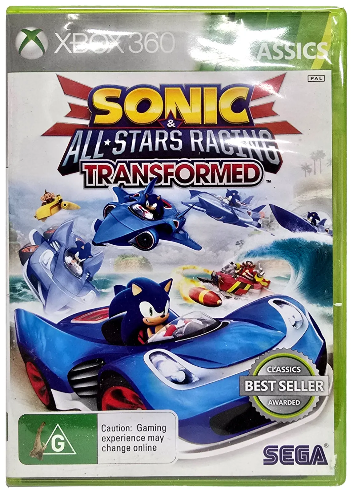 Sonic & All Stars Racing Transformed Xbox 360 Pal (Pre-Owned) 1