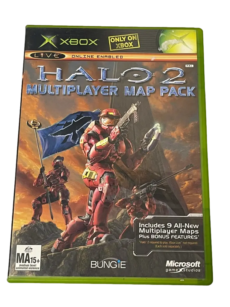 Halo 2 Multiplayer Map Pack Xbox Original Pal *No Manual* (Pre-Owned) 1