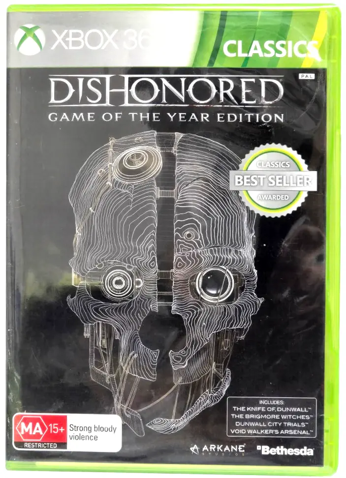 Dishonored Game Of The Year Xbox 360 Pal (Preowned) 1