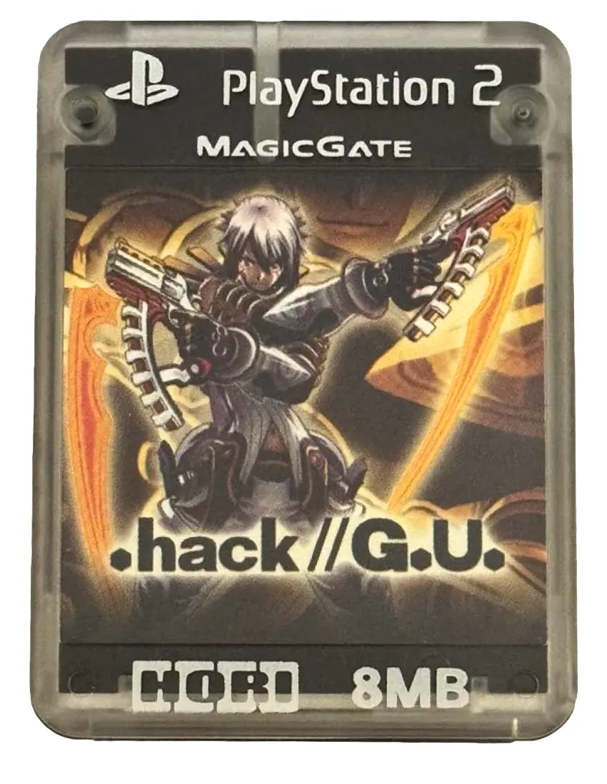 .Hack   G.U. Hori Magic Gate Ps2 Memory Card Playstation 2 (Preowned) 1