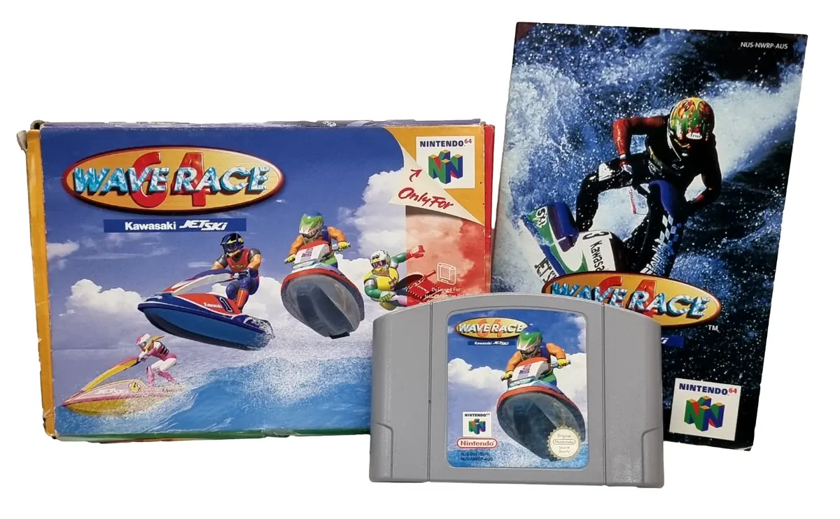 Wave Race Nintendo 64 N64 Boxed Pal *Complete* (Preowned) 1