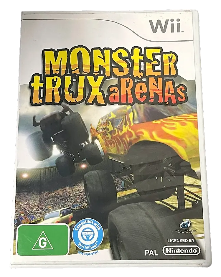 Monster Trux Arenas Nintendo Wii Pal *Complete* (Pre-Owned) 1