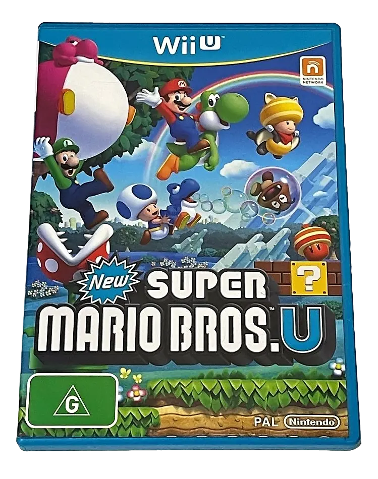New Super Mario Bros U Nintendo Wii U Pal (Pre-Owned) 1