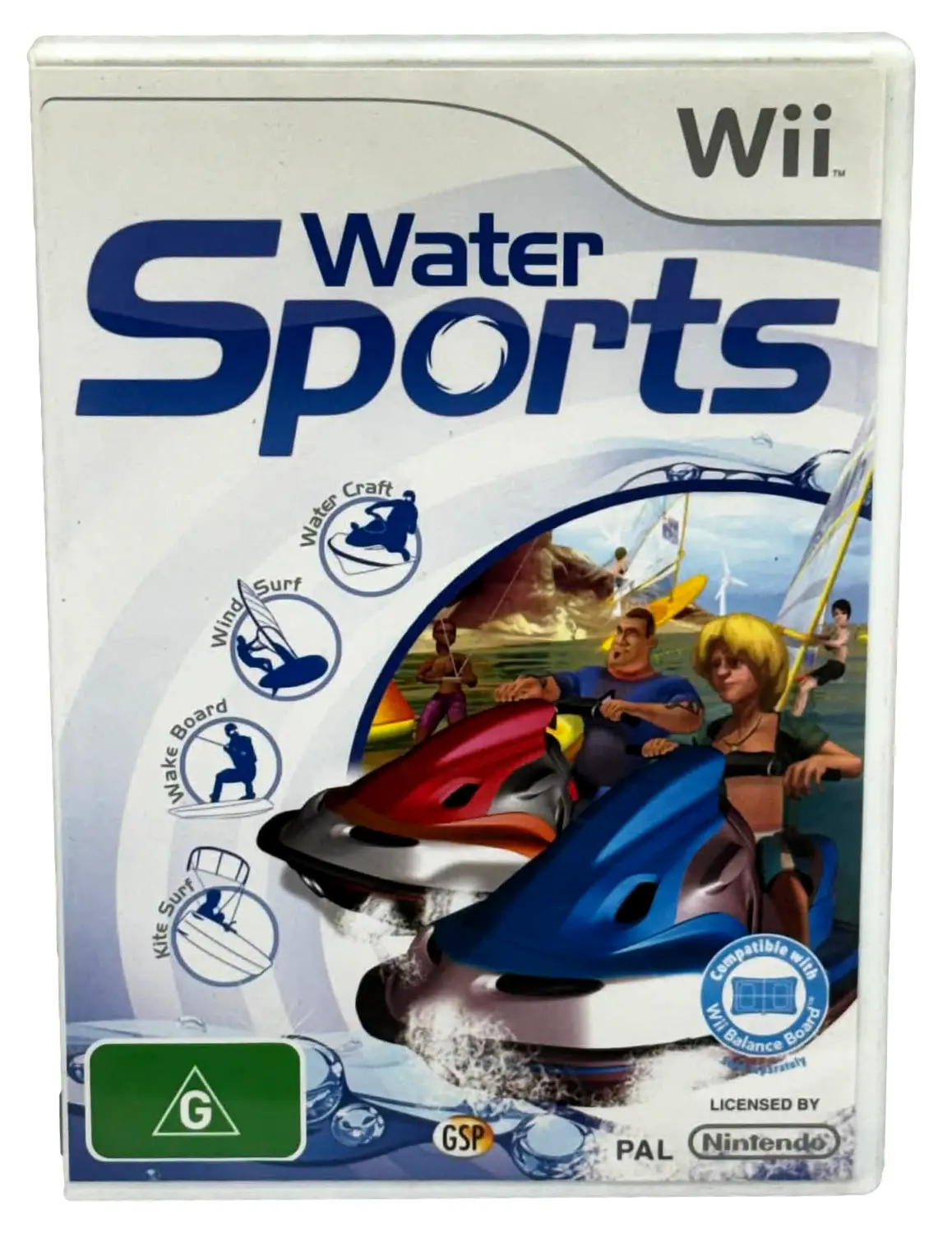 Water Sports Nintendo Wii Pal *Complete* (Preowned) 1