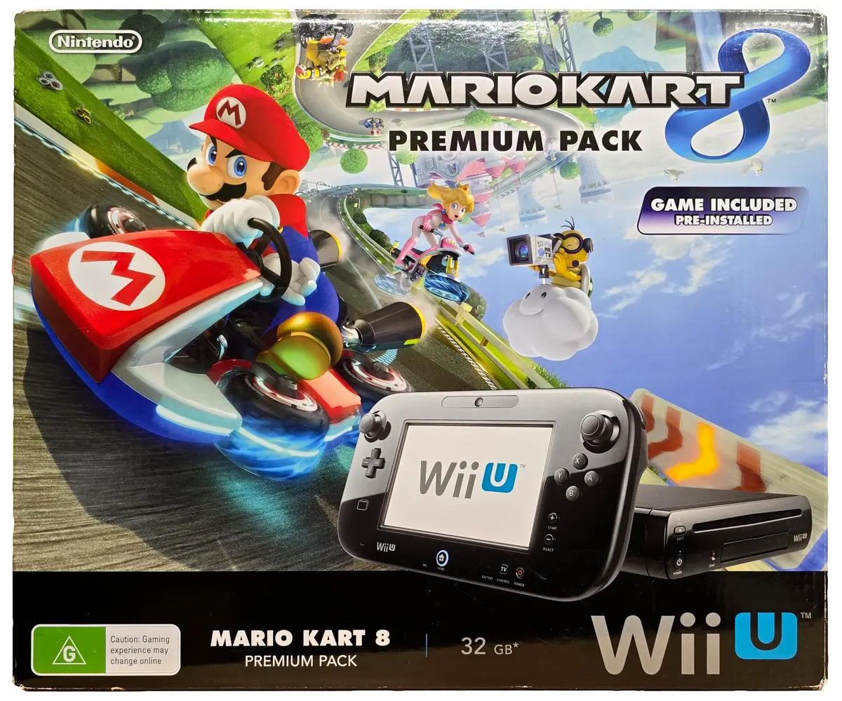 Nintendo Wii U 32Gb Mario Kart 8 Premium Pack  Pal Boxed (Preowned) 1