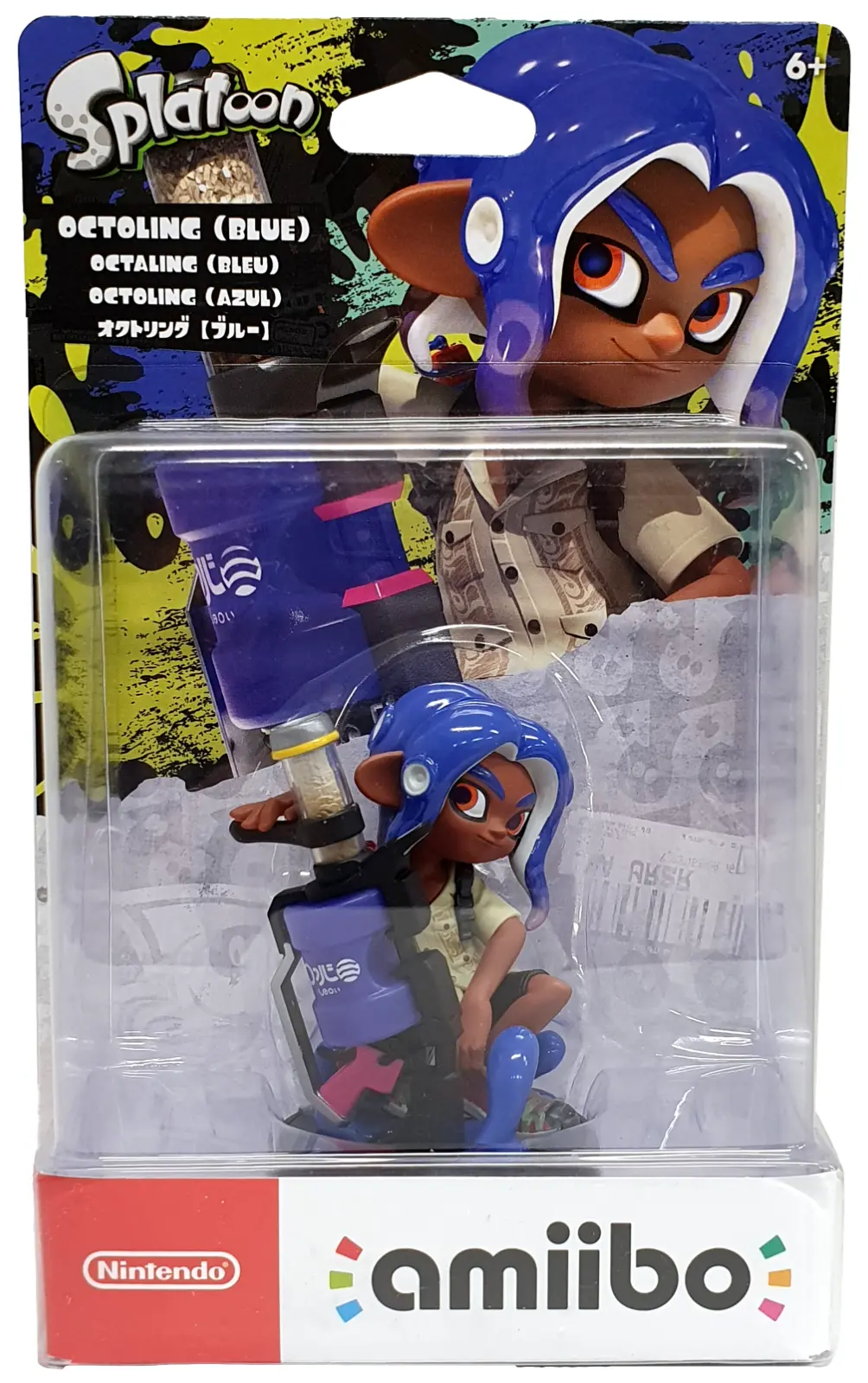 Splatoon Collection Octoling Blue Nintendo Amiibo Boxed 1