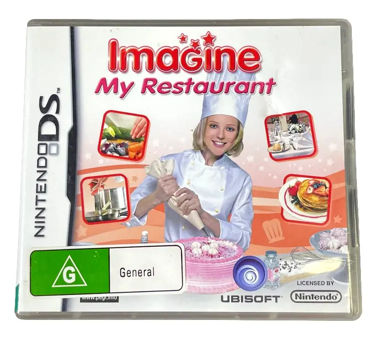 Imagine: My Restaurant Nintendo Ds 2Ds 3Ds Game *Complete* (Preowned) 1