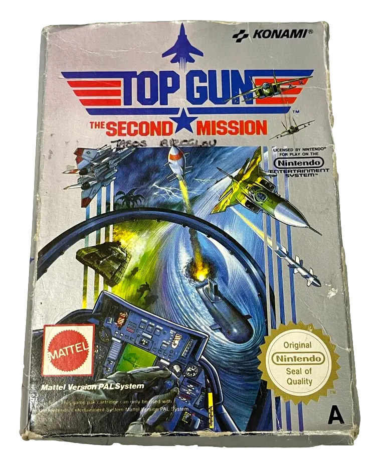 Top Gun The Second Mission Nintendo Nes Boxed Pal *No Manual* (Preowned) 1