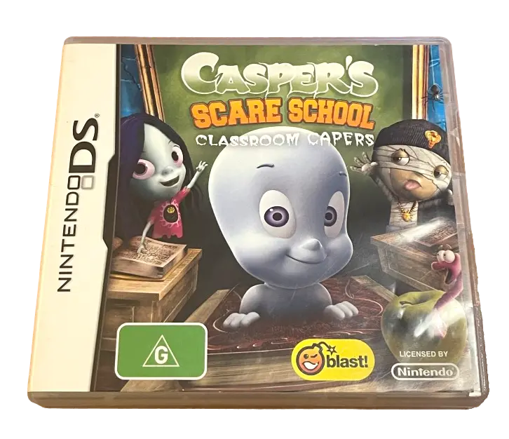Casper's Scare School Classroom Capers Nintendo Ds 2Ds 3Ds Game *Complete* (Pre-Owned) 1