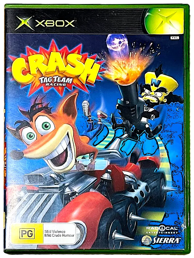 Crash Tag Team Racing Xbox Pal *Complete* (Preowned) 1