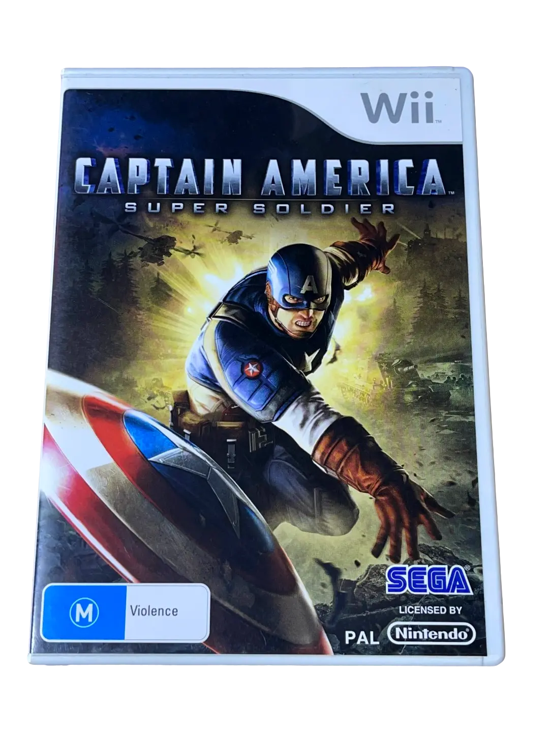 Captain America Super Soldier Nintendo Wii Pal *Complete*  (Preowned) 1