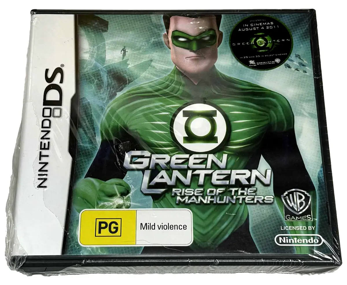 Green Lantern Rise Of The Manhunters Nintendo Ds 2Ds 3Ds Game *Sealed* 1