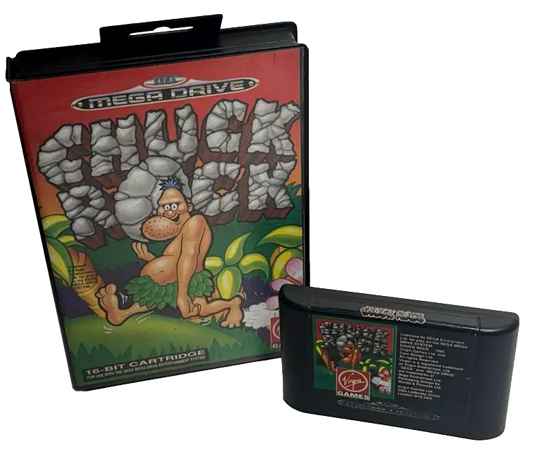 Chuck Rock Mega Drive Pal *No Manual* 1