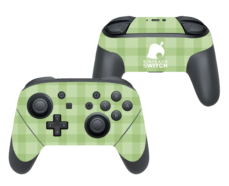 Animal Crossing Sticker For Nintendo Switch Pro Controller Skin Decal - Green 1