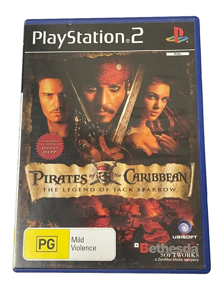 Pirates Of The Caribbean The Legend Of Jack Sparrow Ps2 Pal *Complete* (Preowned) 1