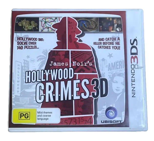 James Noir's Hollywood Crimes 3D Nintendo 3Ds 2Ds Game (Pre-Owned) 1