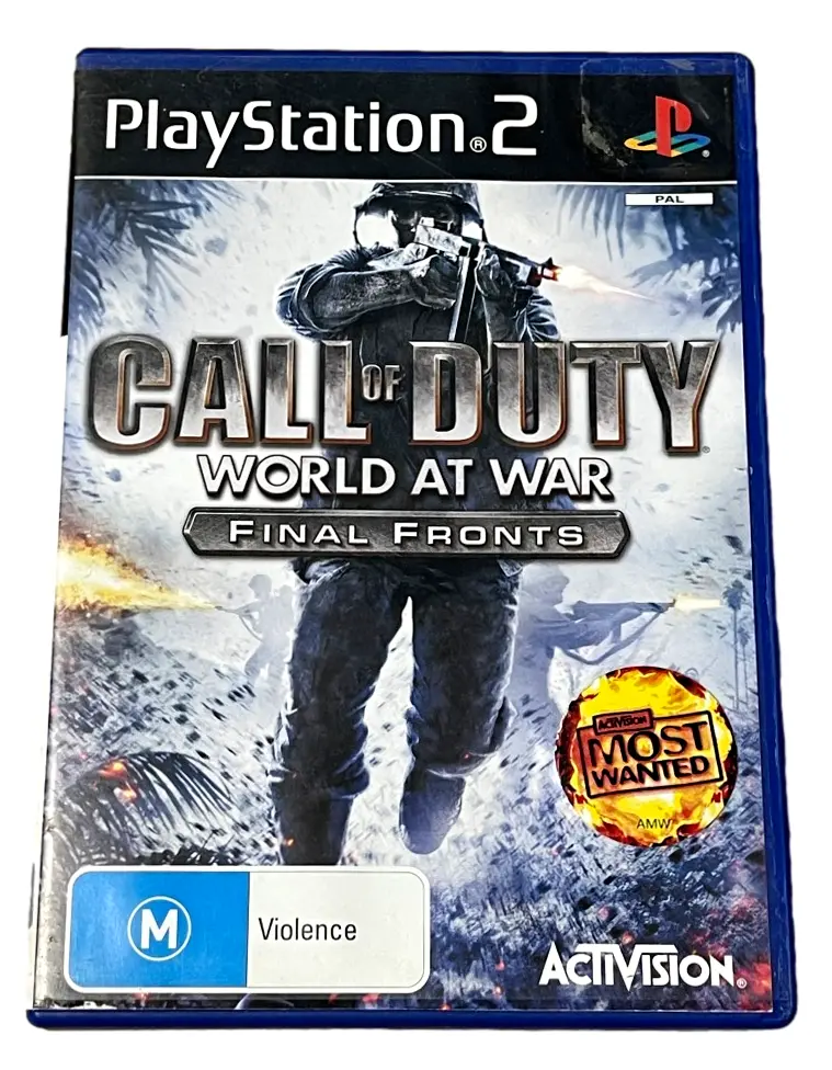 Call Of Duty World At War Final Fronts Ps2 Pal *Complete* (Preowned) 1