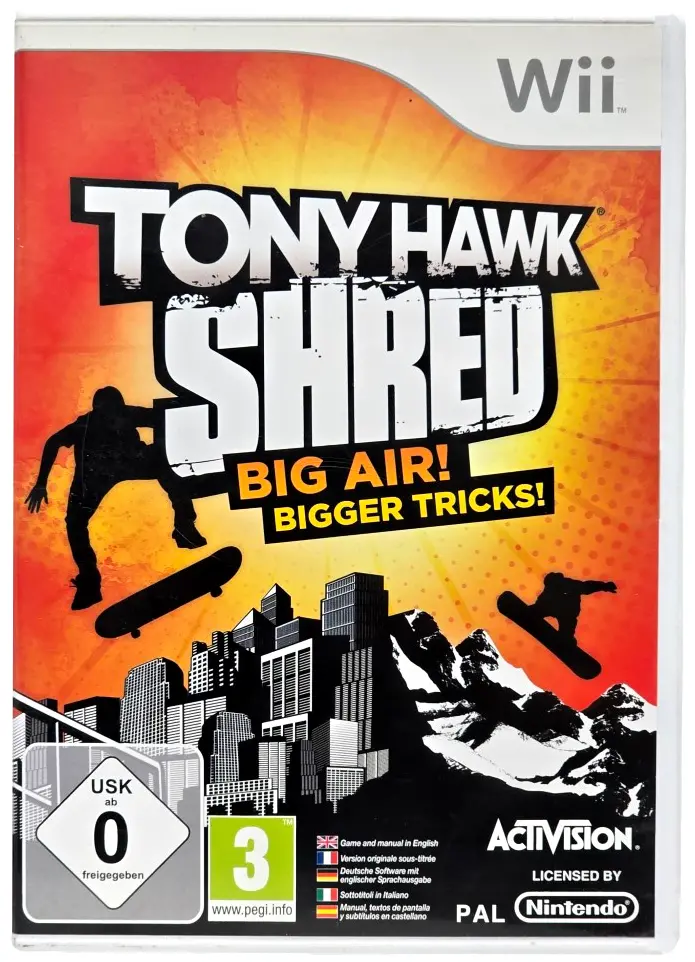 Tony Hawk Shred Nintendo Wii Pal *Complete* Nintendo Wii (Preowned) 1