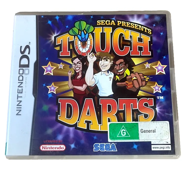 Touch Darts Nintendo Ds 2Ds 3Ds Game *Complete* (Preowned) 1