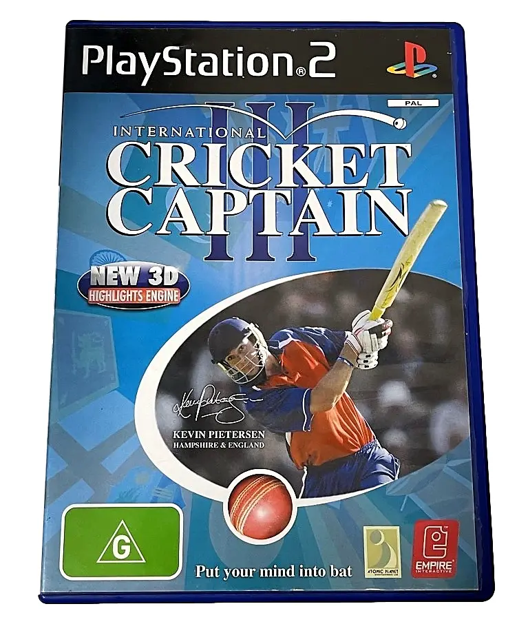 International Cricket Captain Iii Ps2 Pal *Complete* (Preowned) 1