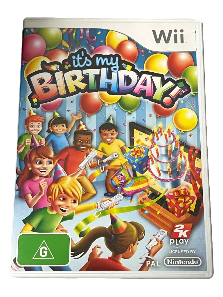 It's My Birthday ! Nintendo Wii Pal *Complete*  (Preowned) 1