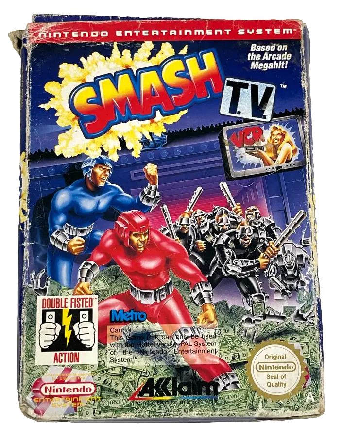 Smash Tv Nintendo Nes Boxed Pal #2 (Preowned) 1