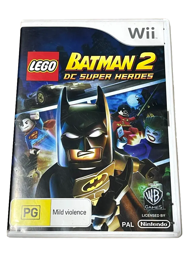 Lego Batman 2 Dc Super Heroes Nintendo Wii Pal *Complete* (Preowned) 1