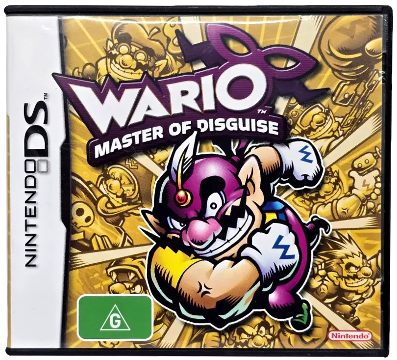 Wario Master Of Disguise Nintendo Ds 3Ds Game *Complete* (Preowned) 1