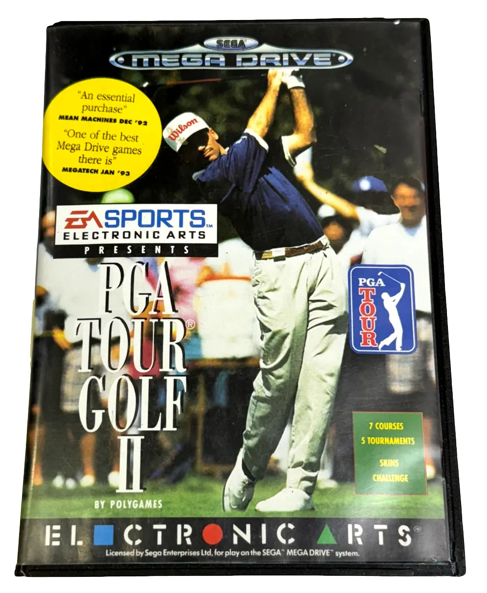 Pga Tour Golf Ii Sega Mega Drive Pal *Complete* (Preowned) 1