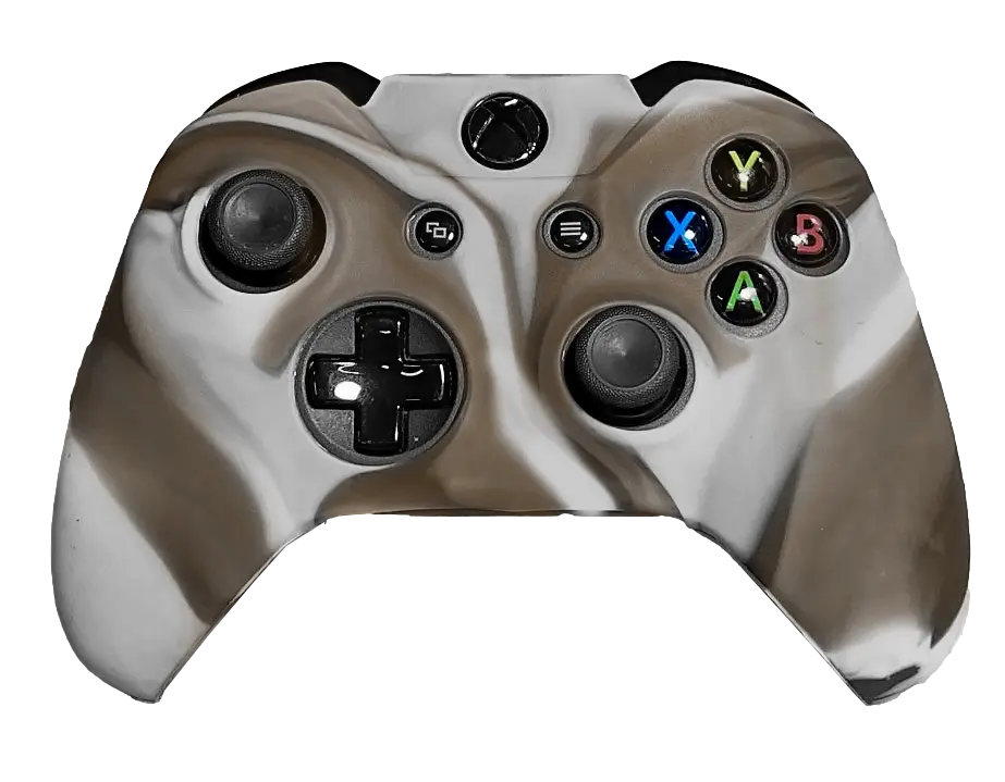 Silicone Cover For Xbox One Controller Skin Case Grey/Brown 1