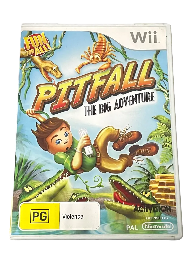 Pitfall The Big Adventure Nintendo Wii Pal *Complete* (Pre-Owned) 1