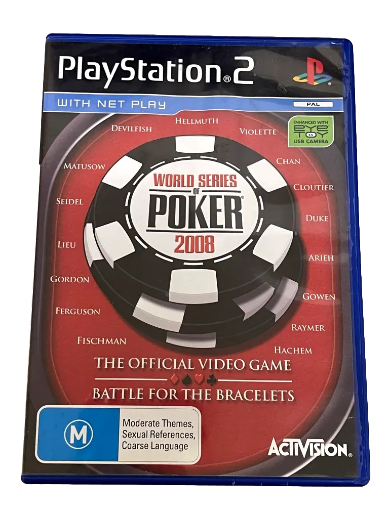World Series Of Poker 2008 Ps2 Pal *Complete* 1