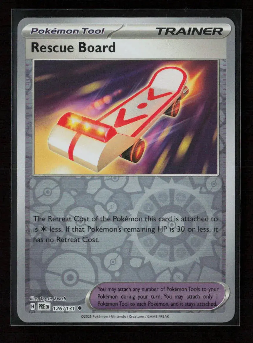 Rescue Board Uncommon Sv: Prismatic Evolutions 126/131 Nm 1