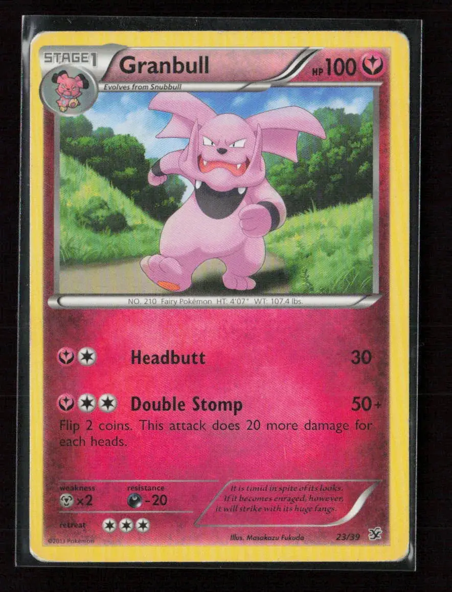 Granbull Common Kalos Starter Set 23/39 Lp 1
