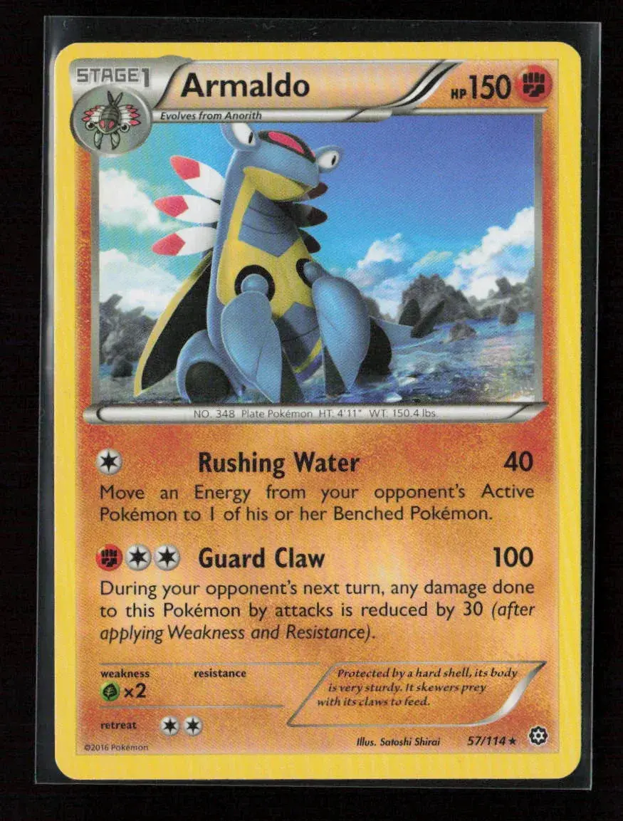Armaldo Rare Xy - Steam Siege 57/114 Nm 1