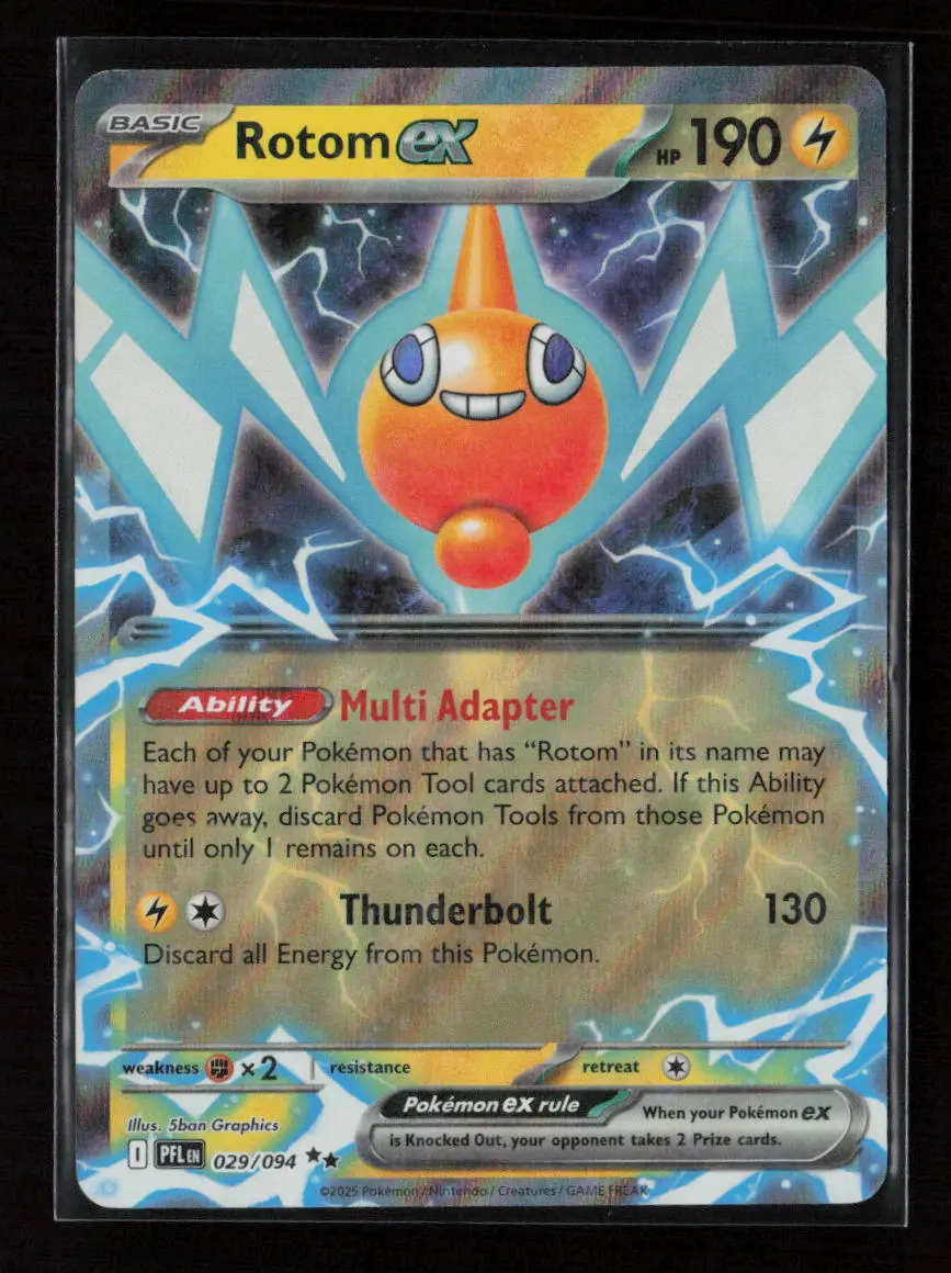 Rotom Ex - Double Rare Me02: Phantasmal Flames 029/094 Nm 1
