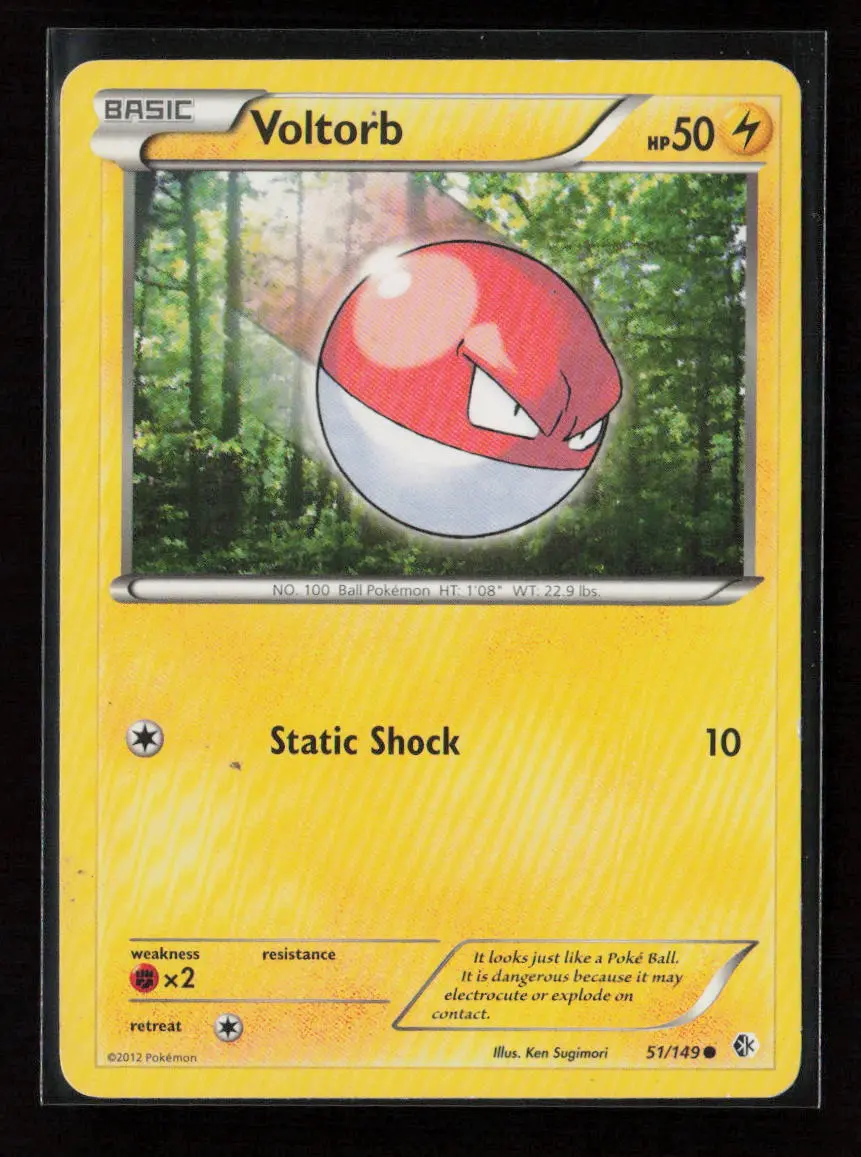 Voltorb Common Boundaries Crossed 51/149 Mp 1