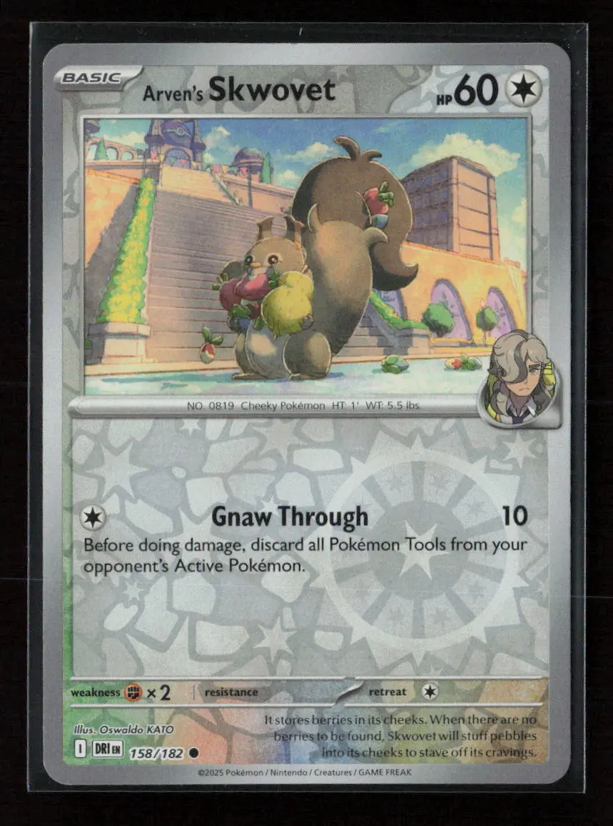 Arven's Skwovet Common Sv10: Destined Rivals 158/182 Nm 1