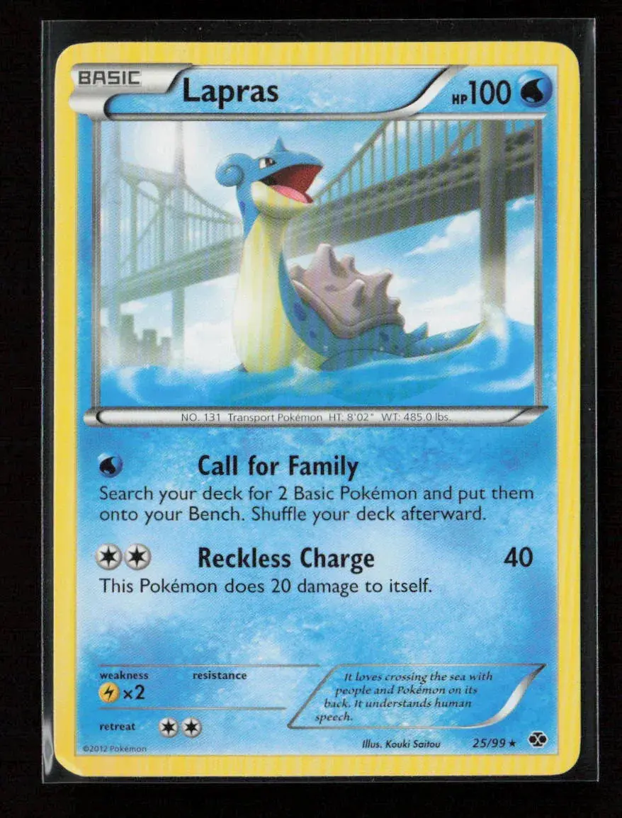 Lapras (25) Rare Next Destinies 25/99 Lp 1