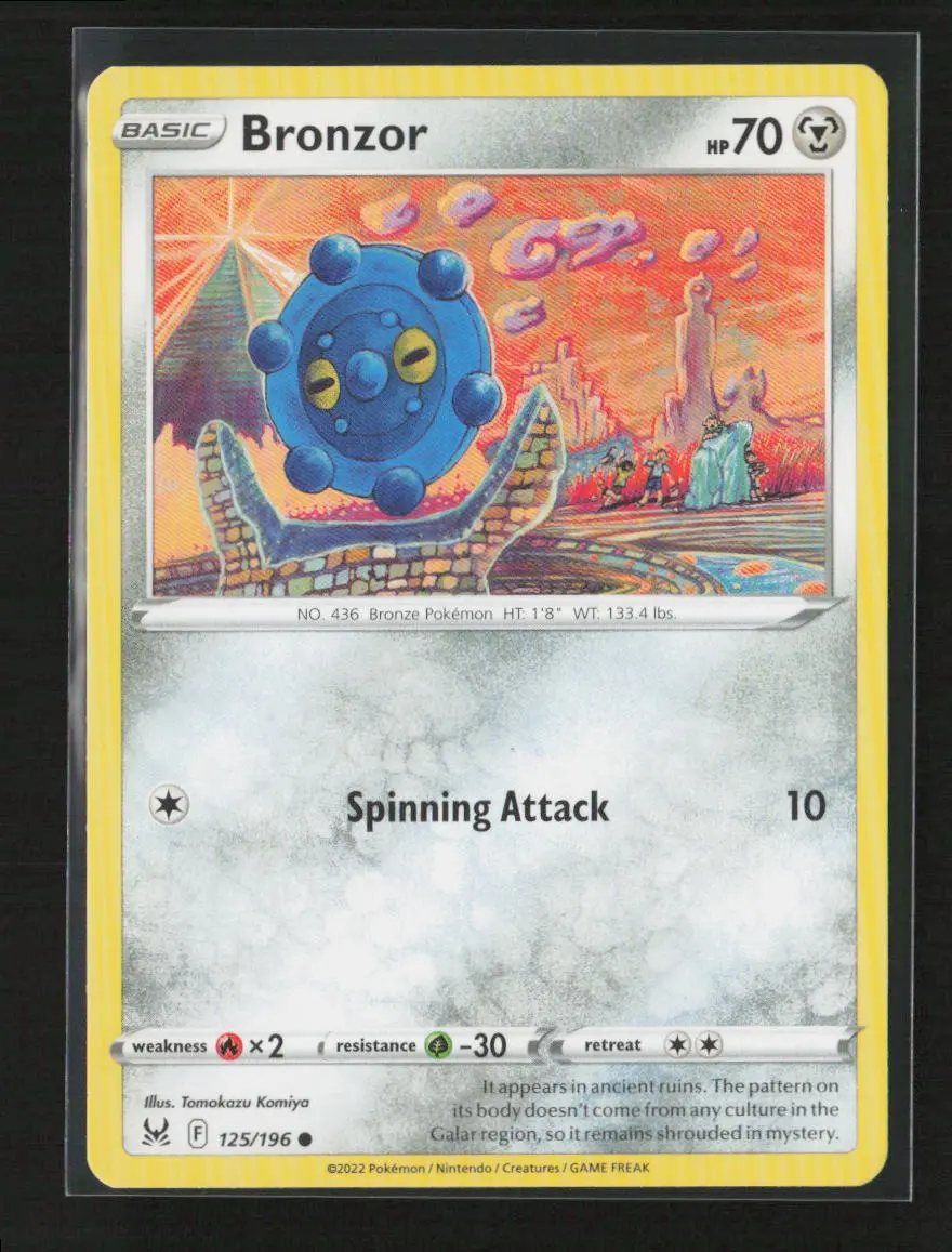 Bronzor Common Swsh11: Lost Origin 125/196 Nm 1